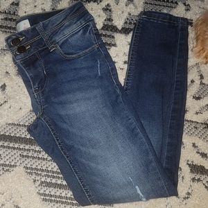Girl's SO Size 8 Distressed Skinny Jeans